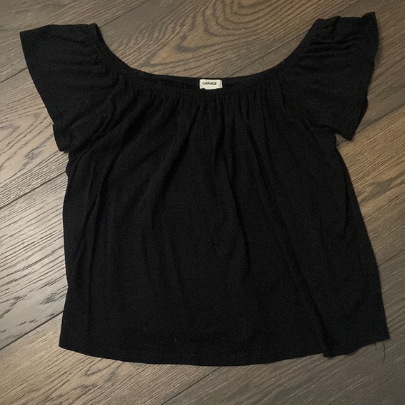 Garage off the shoulder crop top - Picture 1 of 3